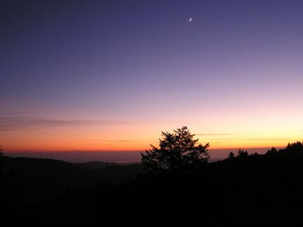 Sunset from Highland Studios
